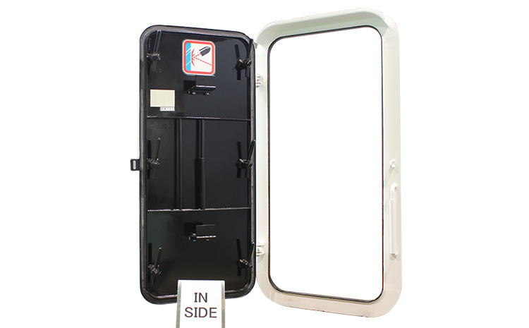 Anti-Piracy Watertight Door provides NIJ Level Ⅲ balistic protection(Taiko Sangyo Co., Ltd.)